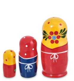 Народные промыслы МР-80/12-B Матрешка 3м «Машенька» (загорская)