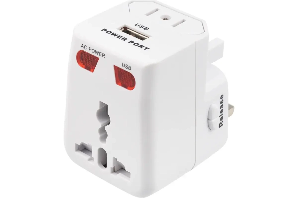 Сетевой адаптер REXANT Путешественник с USB 11-1051