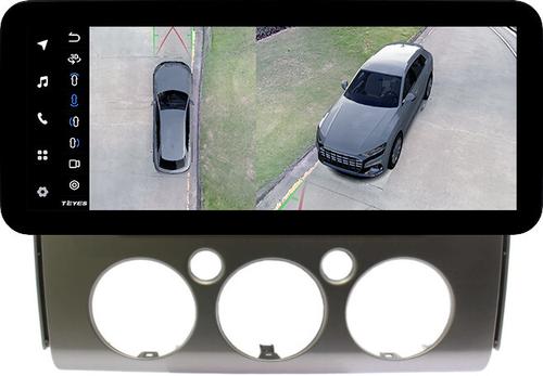 Магнитола для Toyota FJ Cruiser 2005-2022 (рамка серая) - Teyes LUX ONE 360 монитор 12.3" 2K QLED на Android 10, Быстрая, CarPlay, 4G SIM-слот, 4 камеры в комплекте