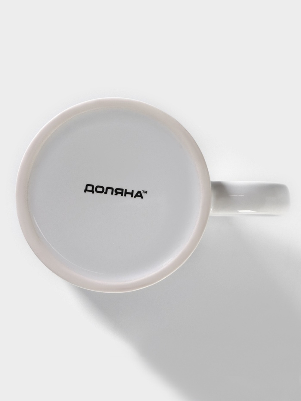 Кружка - хамелеон Доляна «Мечтай и улыбайся», 350 мл, керамика, белая