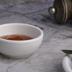 Соусник 50 мл d 7,1 см h3 см круглый белый фарфор P.L. Proff Cuisine [6]