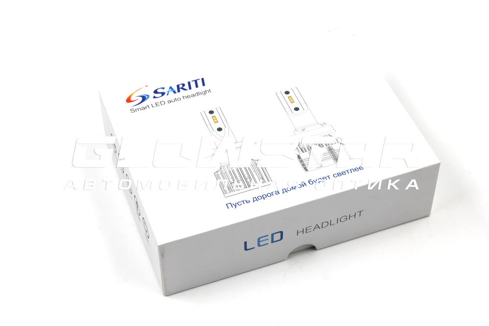 Светодиодные автолампы головного света E5/H4 с радиатором, 12V, 25W, 6000K