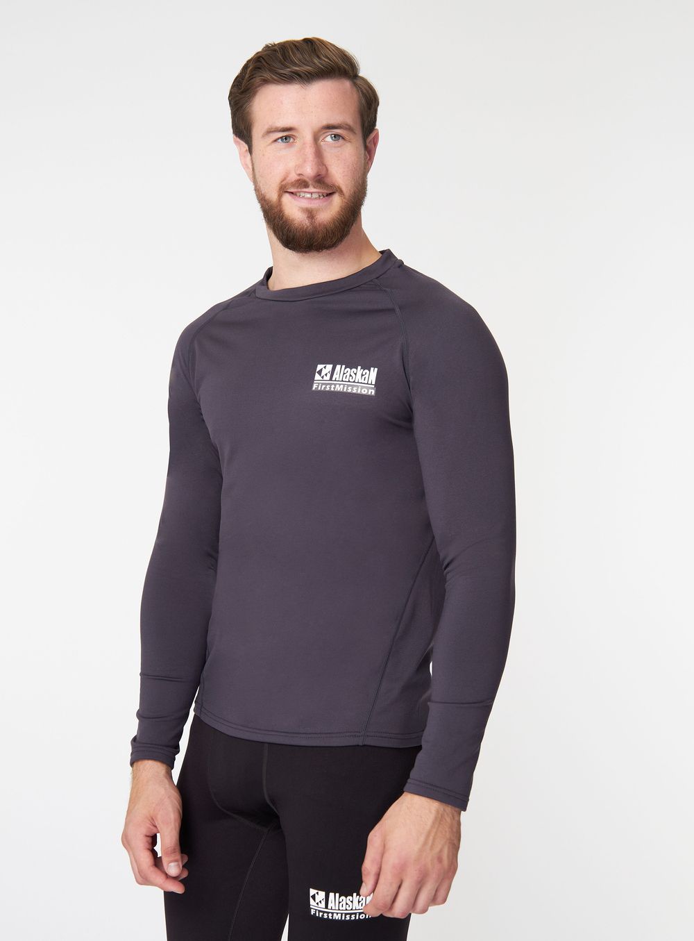 Термобелье Alaskan First Mission XXL компл.сер/чер.