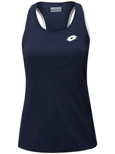 Женский топ теннисный Lotto Squadra W II Tank PL - navy blue