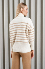 22895 Джемпер женский (бежево-молочный)