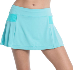 Теннисная юбка Lucky in Love Cool Urbana Box Pleat Skirt - Blue