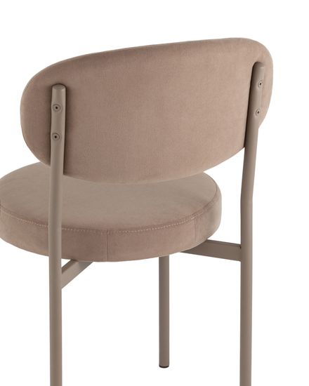 Стул Бриф SN велюр капучино каркас капучино муар