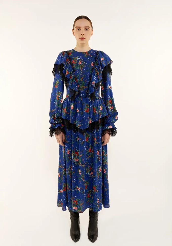 Платье «Анна», синий