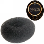 Заколка валик для создания пучка d-10см, цвет черный (лейбл Стиль в деталях)