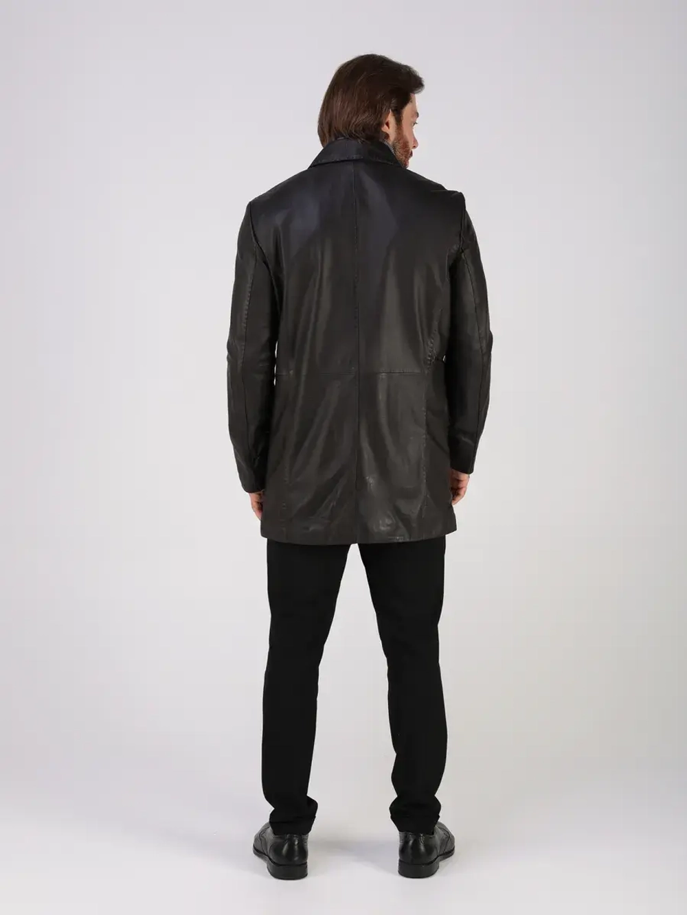 Кожаная куртка демисезонная