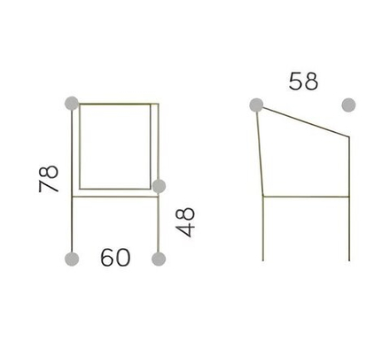 Кресло плетеное с подушкой Grattoni Soho, красный