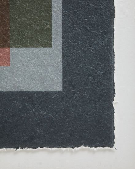 Картина Veluni из переработанной бумаги разноцветная 60 x 90 см