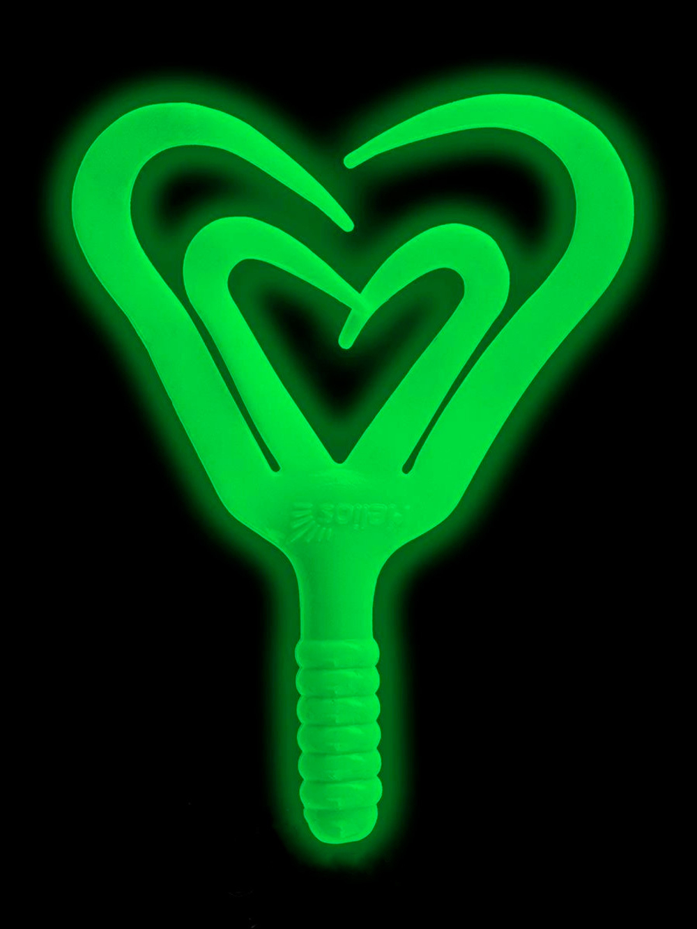 Твистер несъедобный Helios Credo Four tail 3,35"/8,5 см Red & White 100шт. (HS-20-003-N)