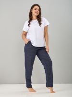 Брюки Б-18/синий-пиксель