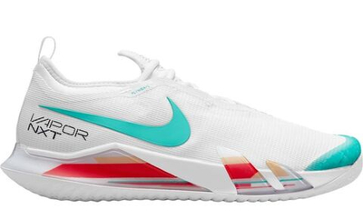 Мужские кроссовки теннисные Nike React Vapor NXT - white/washed teal habanero/red