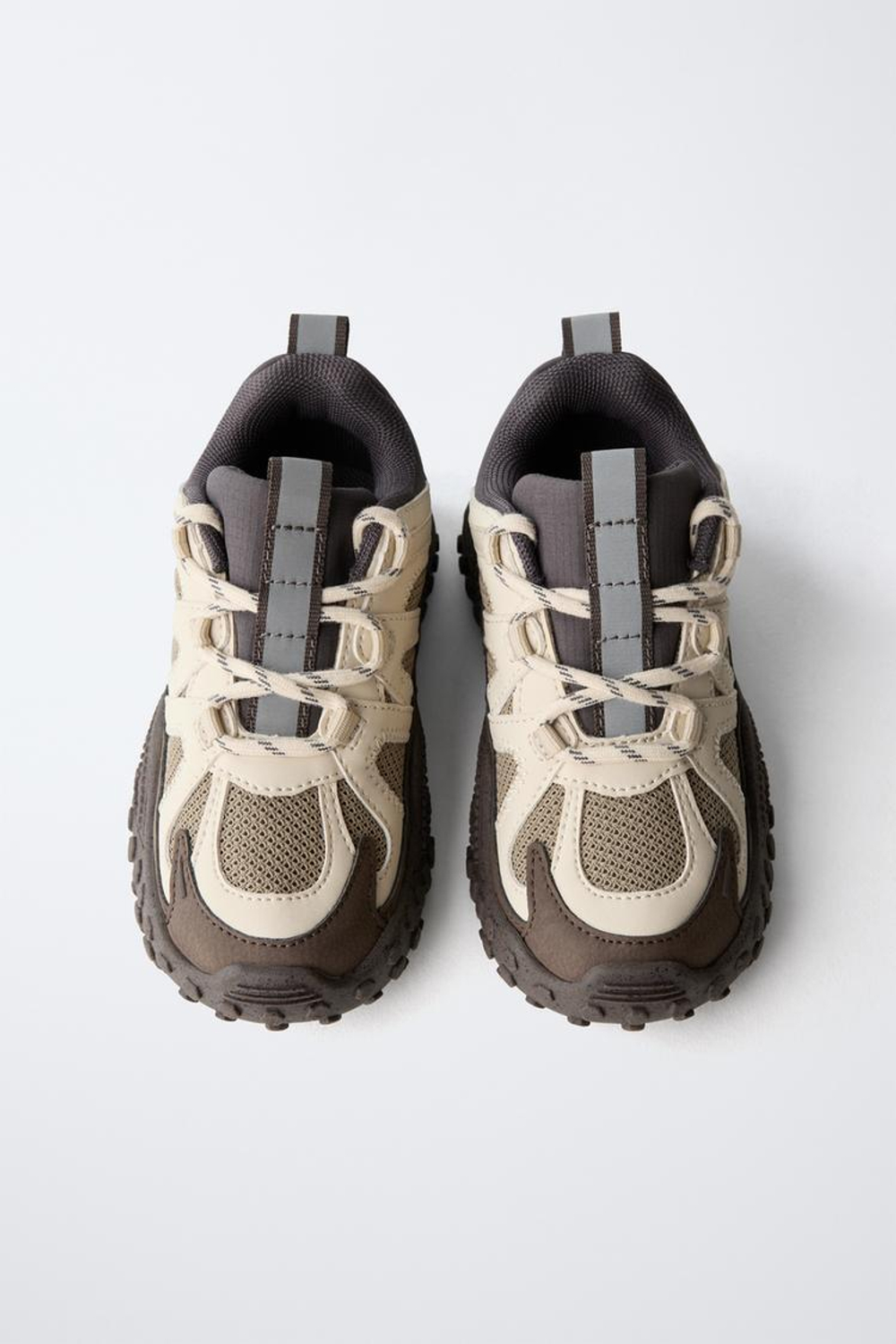 ZARA СПОРТИВНЫЕ КРОССОВКИ, КОРИЧНЕВЫЙ