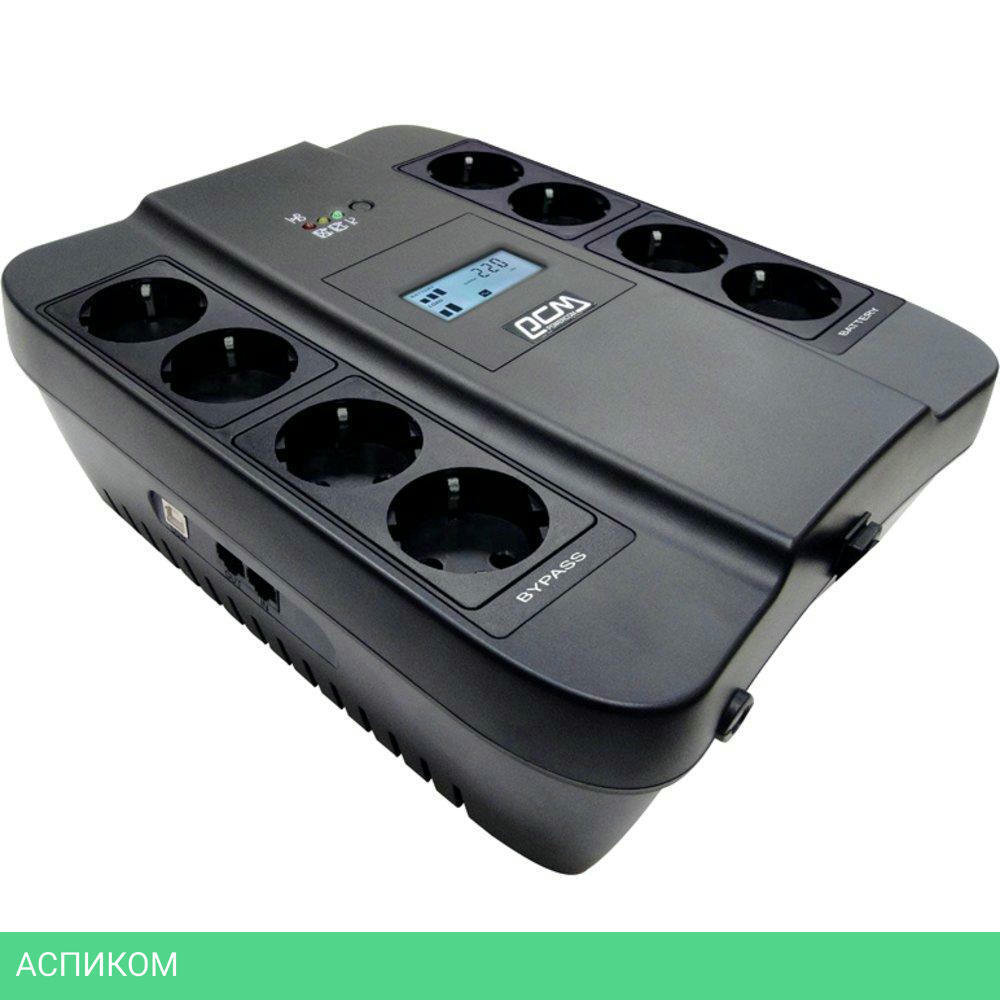 Источник бесперебойного питания Powercom SPD-550U LCD