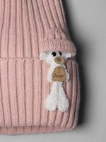 Шапка для девочки на осень бини