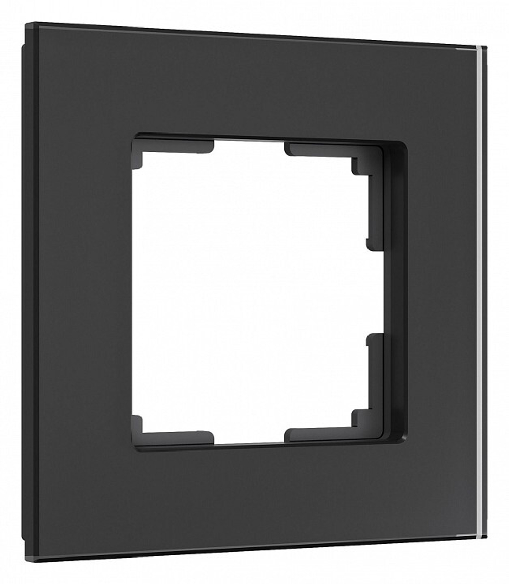 Рамка на 1 пост Werkel Senso (черный, стекло soft-touch) W0013108