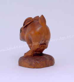 Нэцкэ Кролик бегущий