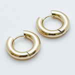 Швензы-кольца, позолота, размер 18*4 мм, цена за пару