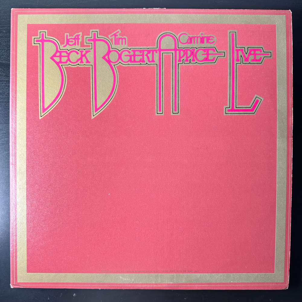Beck, Bogert & Appice - Beck, Bogert & Appice Live 2LP (Япония 1973г.)