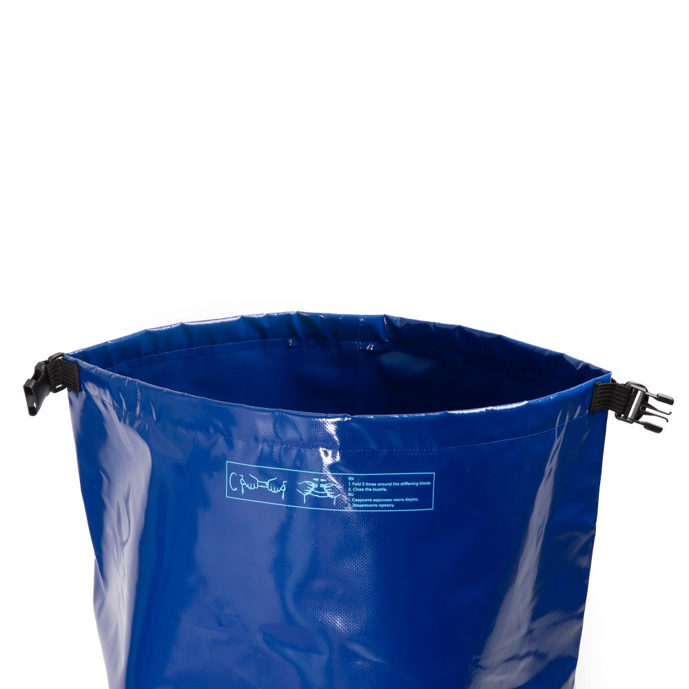 Гермомешок &quot;СЛЕДОПЫТ - Dry Bag&quot;,с лямками, 120 л,ПВХ, цв. синий/20/