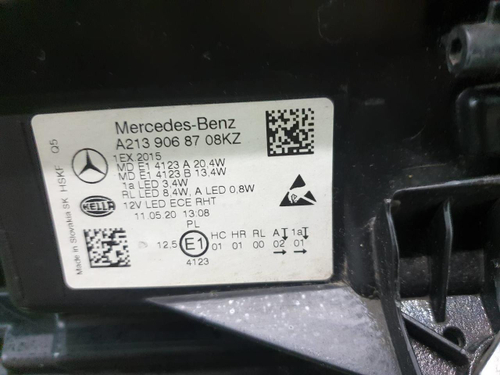 Фара левая Mercedes E W213 (2016-2021) LED (В пленке)