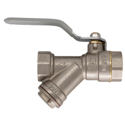 Кран CTM шар. 1/2" с фильтром рычаг СТАНДАРТ CWFFF012