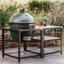 Полка из искусственно состаренной древесины акации для модульной секции Big Green Egg
