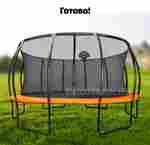 Батут с сеткой и баскетбольным кольцом, диаметр 12 фт