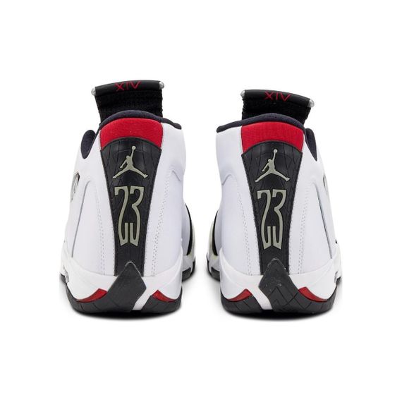 Jordan Air Jordan 14 Винтажные баскетбольные кроссовки MID Топ Белый черный Мужские