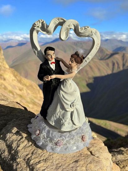 Свадебные фигурки "Жених и невеста" на торт