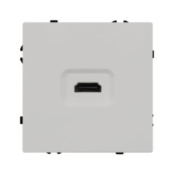 Механизм HDMI розетки SCT-NOBE-MHD1-SFPL-IS (Arlight, Никель) 061845