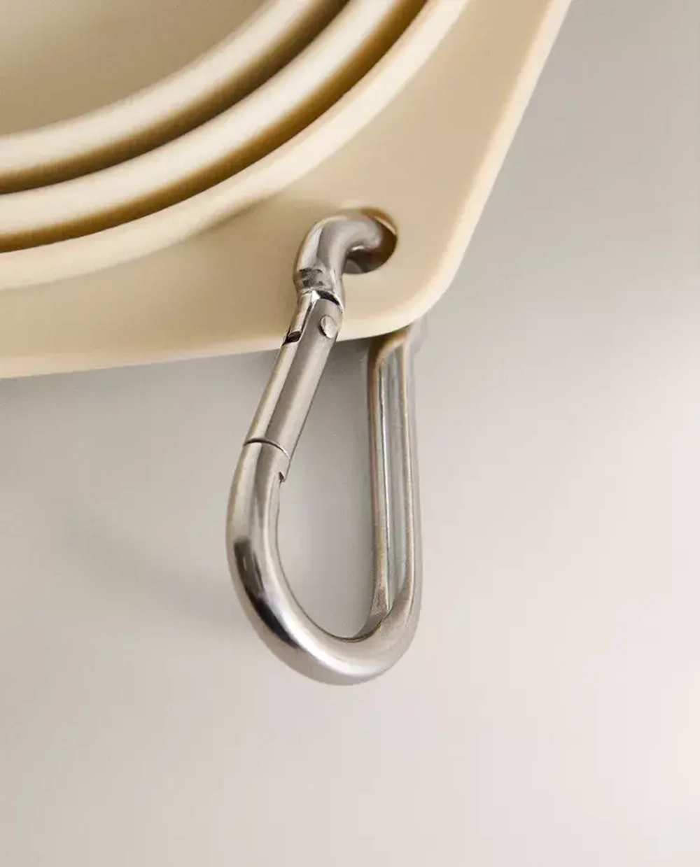 ZARA HOME СИЛИКОНОВАЯ МИСКА ДЛЯ КОРМА ДЛЯ ДОМАШНИХ ЖИВОТНЫХ, ЭКРЮ