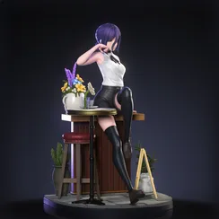 Reze coffe break - Chainsaw Man