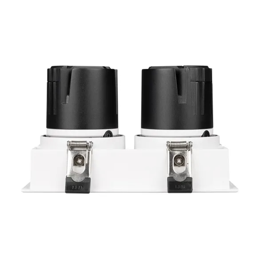 Светильник MS-FLOW-BUILT-S157x85-2x12W Warm3000 (WH, 38 deg, 230V) (Arlight, IP20 Металл, 5 лет) 053778