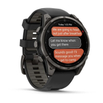 Garmin Fenix 8 Pro — 47 мм AMOLED Sapphire Carbon Gray DLC Titanium Black / Pebble Gray