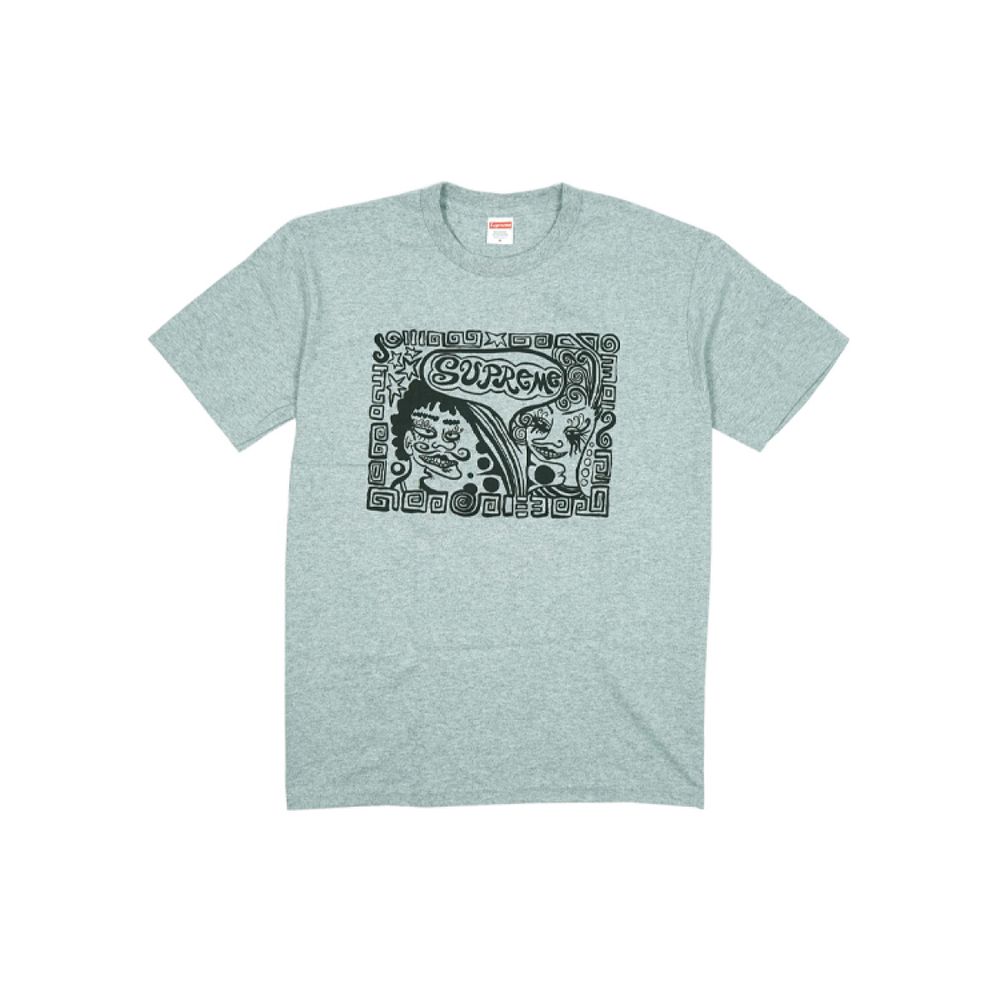 Supreme FW18 Faces Tee Heather T