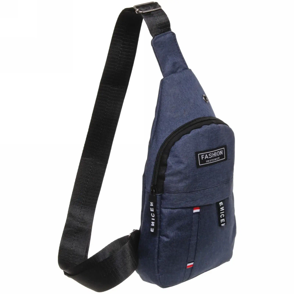 Сумка - мессенджер «Element - hit», цвет синий, одно отделение и карман, 30*17*5см
