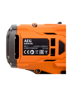 Бесщеточная аккумуляторная ударная дрель-шуруповерт AEG 18В BSB18C3BL-502C 4935478939
