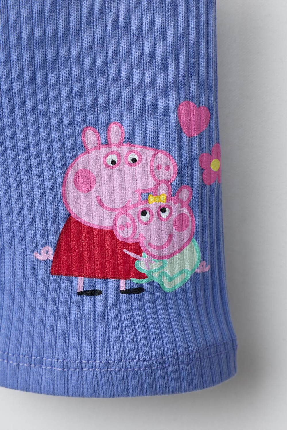 ZARA КОМПЛЕКТ ИЗ ФУТБОЛКИ И ЛЕГИНСОВ-ВЕЛОСИПЕДОК PEPPA PIG ™, СИНИЙ