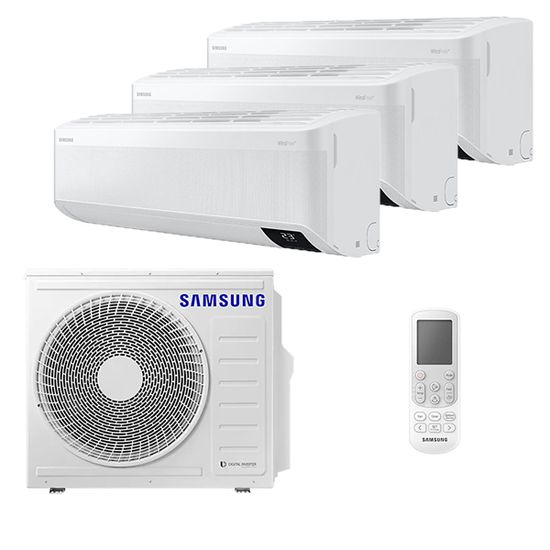 Мультисплит система на 3 комнаты Samsung AJ020TNAPKH/EA x 3 / AJ068TXJ3KH/EA