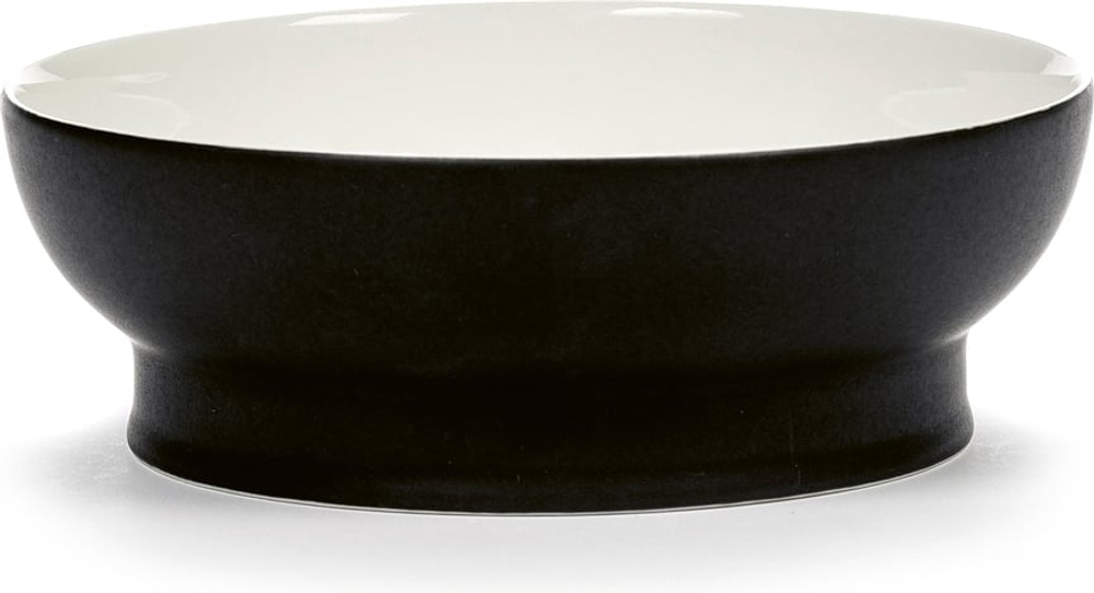 Набор салатников serax ra, 2 предмета, фарфор, чёрный · арт. fabr B4019417