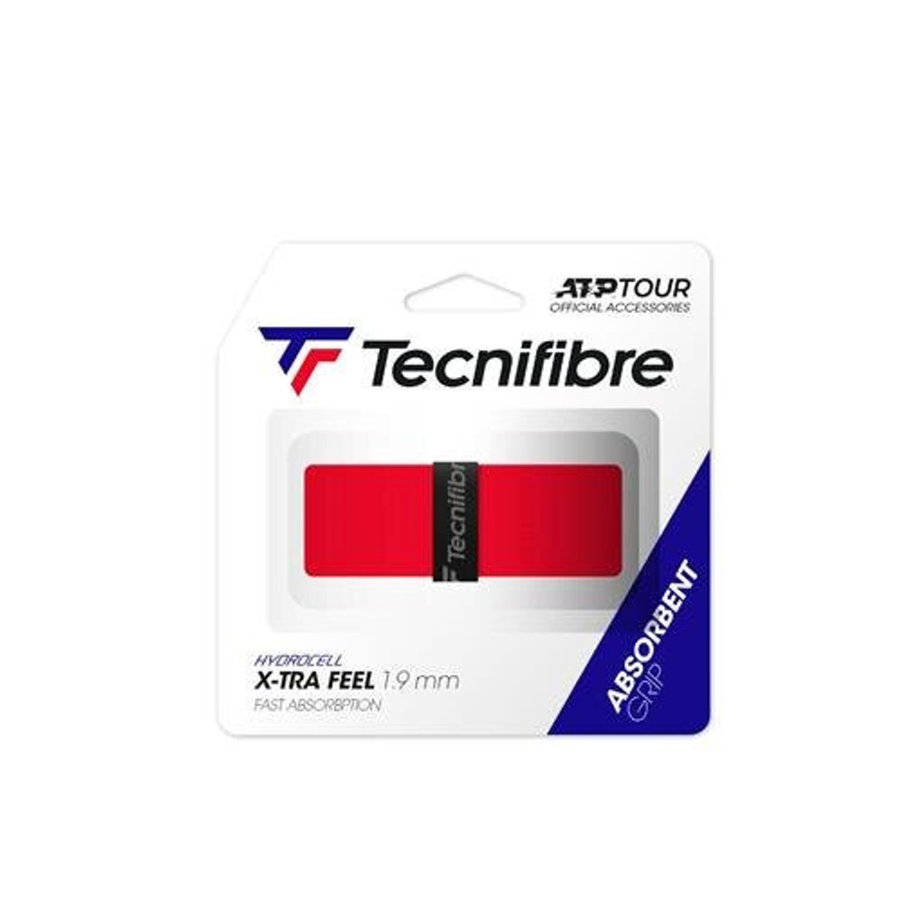 Аксессуары для тенниса Намотка базовая TECNIFIBRE XTRA FEEL RED .