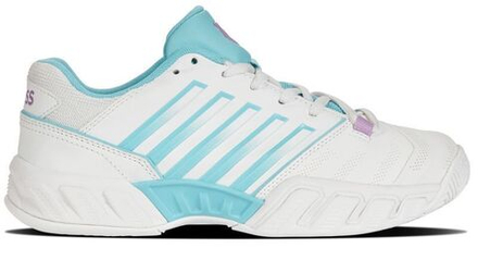 Женские Кроссовки теннисные K-Swiss Big Shot Light 4 - белый, Фиолетовый, небесный