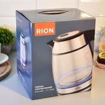Чайник электрический 1,7л "Rion", 1500Вт, нерж