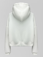 Толстовка LJHY 9505 однотонная укороченная с надписью впереди