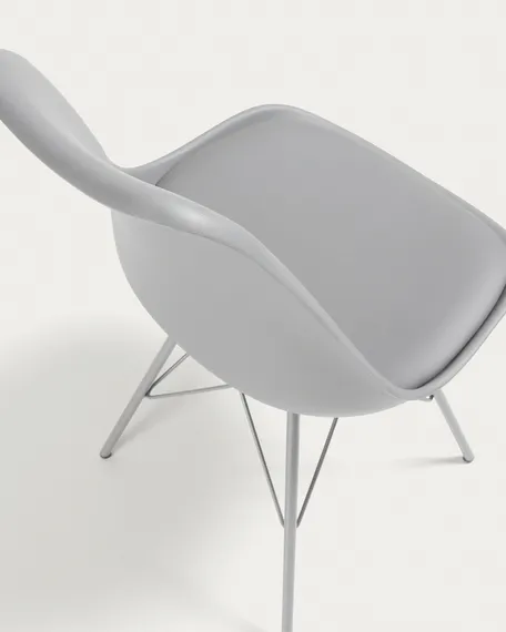 Стул Lars Metal серый