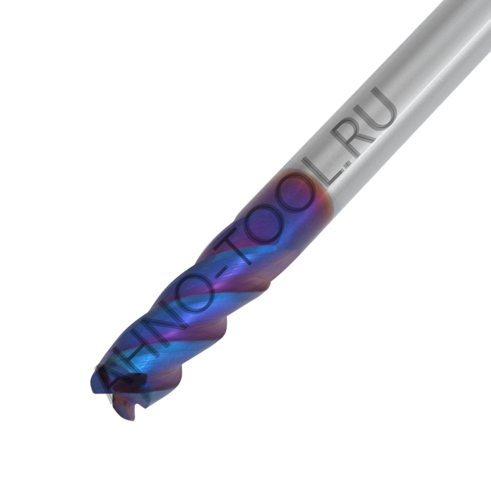 Фреза твердосплавная   5мм (L=50, l=13, хв=6) Z4 35° по закаленной стали, с радиусной фаской BRHM-4R